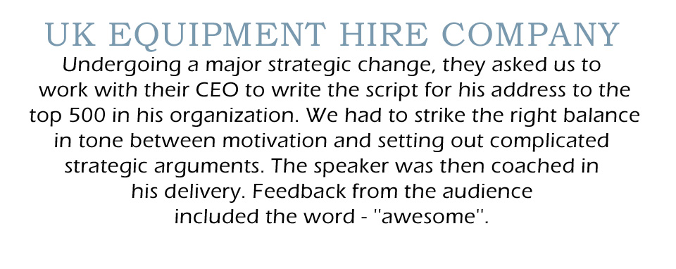 UK Equipment Hire Company